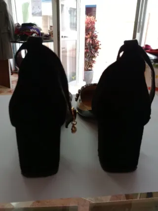 Zapatos de tacón negros talla 37