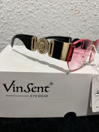Gafas de sol VinSent doradas y rosas