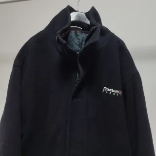 Casaco Lã Vintage Reebok Preto