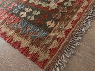 Alfombra Kilim Reversible 100% lana