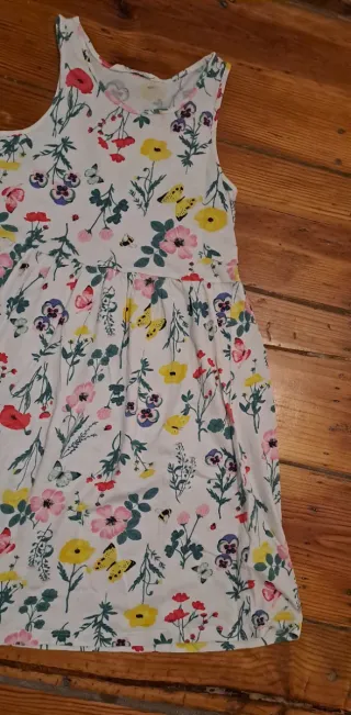 Vestido H&M florido 10 anos