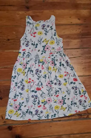 Vestido H&M florido 10 anos