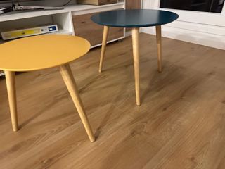 Set di 2 tavolini rotondi