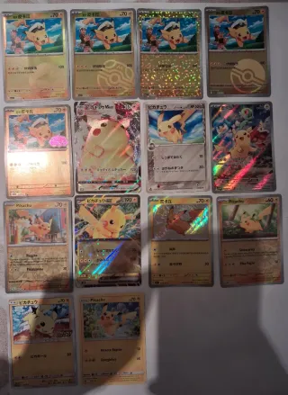 Lotto Carte Pokemon Pikachu