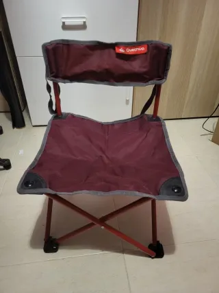 2 Sillas Camping Plegables Quechua pequeñas 10€c/u