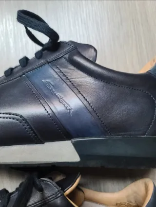 Zapatos de piel Santoni hombre