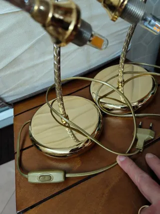 Coppia Lampade Design Lumini