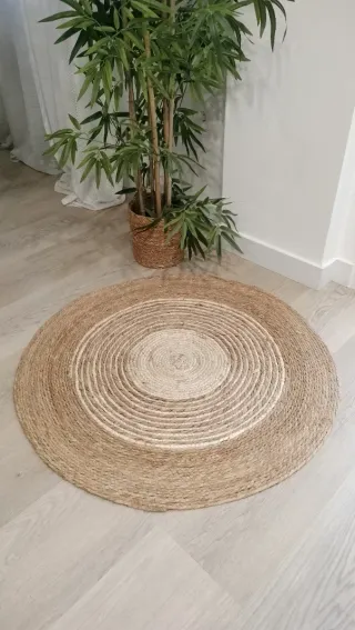 Tappeto in fibra naturale stile Boho-Nordico