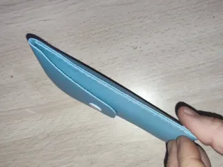 Estuche Pinceles Maquillaje Azul y Gris