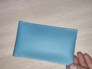 Estuche Pinceles Maquillaje Azul y Gris