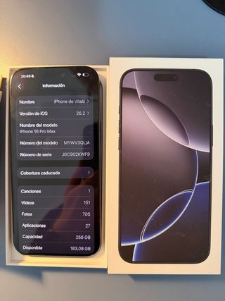 iPhone 16 Pro Max 256GB