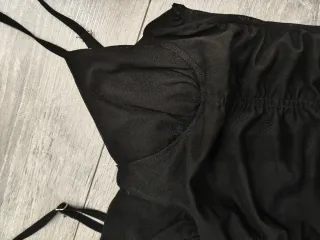 Body negro con transparencias