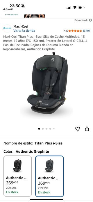 Maxi-Cosi Titan Plus i-Size Seggiolino Auto