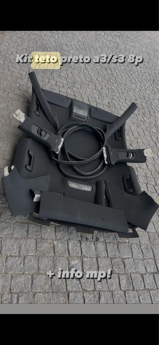 Kit Teto Preto Audi A3/S3 8P 3 Portas
