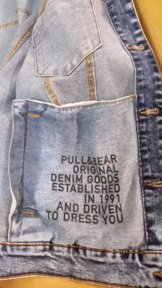 Chaqueta tejana Pull&Bear Talla L