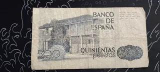 Billetes de la peseta española antiguos.