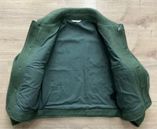 Cazadora Zara paño verde