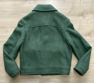 Cazadora Zara paño verde