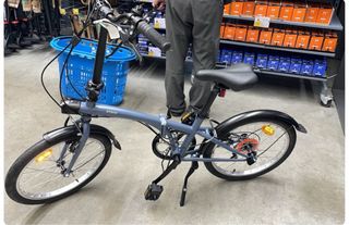 Bici Pieghevole Btwin Tilt 120 Blu