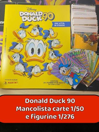 Donald Duck 90 Album e Carte 1/50 Figurine 1/276