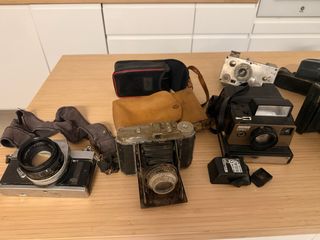 Lotto di Fotocamere Antiche. Decorazione vintage