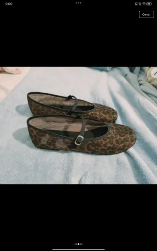 Bailarinas/Merceditas Animal Print Mujer