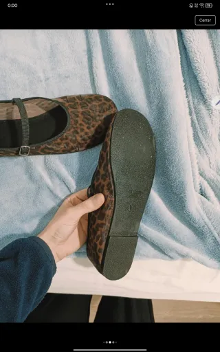 Bailarinas/Merceditas Animal Print Mujer