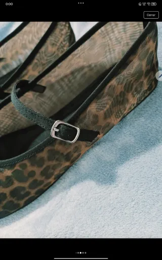 Bailarinas/Merceditas Animal Print Mujer