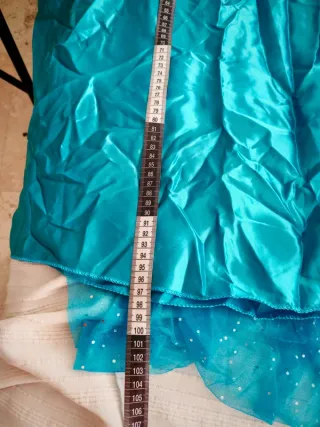 Disfraz azul brillante Elsa Frozen