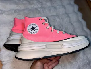 Converse Fucsia y Blanco