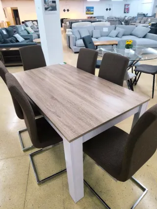 Mesas de lujo madera y metal