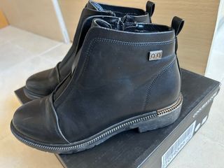 Botines negros piel mujer