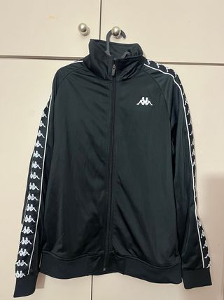 Chandal Kappa Negro Hombre