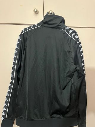 Chandal Kappa Negro Hombre