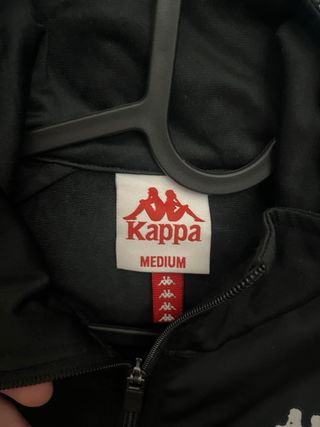 Chandal Kappa Negro Hombre