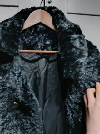 Chaquetón negro 3/4
