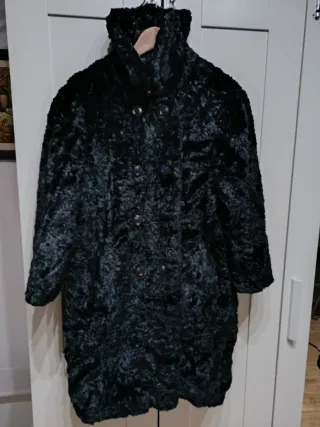 Chaquetón negro 3/4