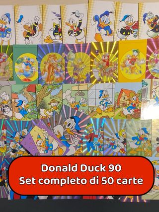 Set Completo Carte Donald Duck 90 - 50 Carte