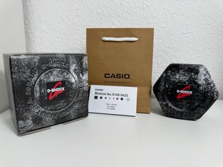 Reloj Casio G-Shock Metal Plateado Azul