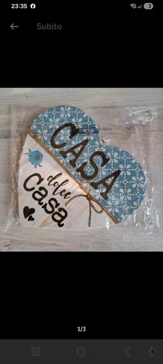 Cuore in legno profumato Casa