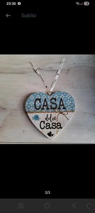 Cuore in legno profumato Casa