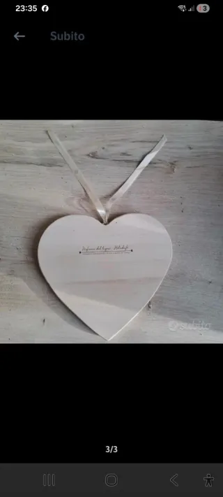 Cuore in legno profumato Casa