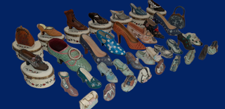 Vitrina Colección Zapatos y Bolsos Cerámica