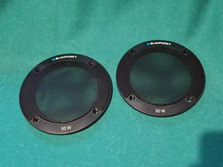 Tampas protetoras vintage para colunas Blaupunkt