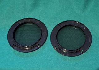 Tampas protetoras vintage para colunas Blaupunkt