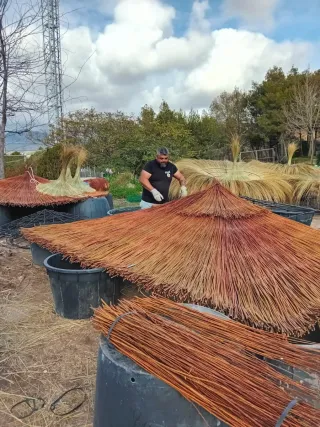 Pérgola de madera . hierro.ect