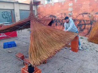 Pérgola de madera . hierro.ect