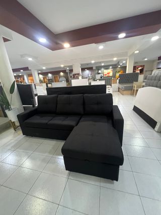 Sofá Cama Negro Pau