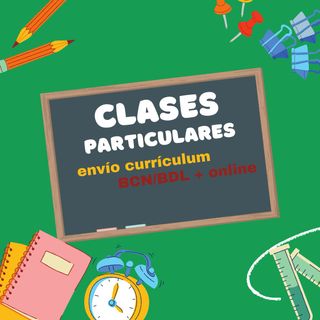 Clases particulares infantil, primaria, ESO...