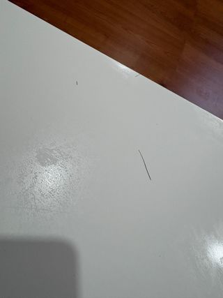 Mesa de centro grande blanca